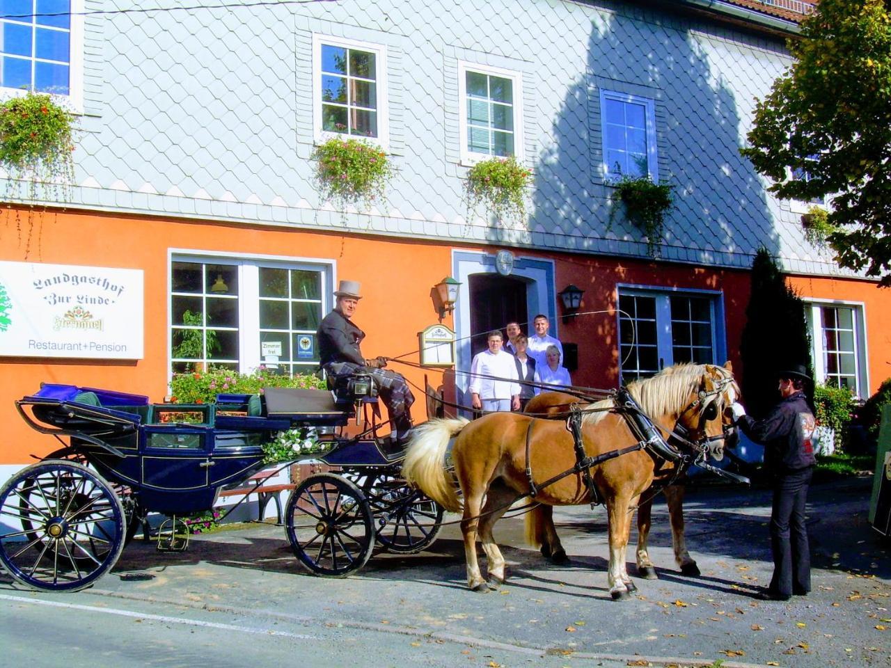 Landgasthof "Zur Linde" Dreba Eksteriør bilde